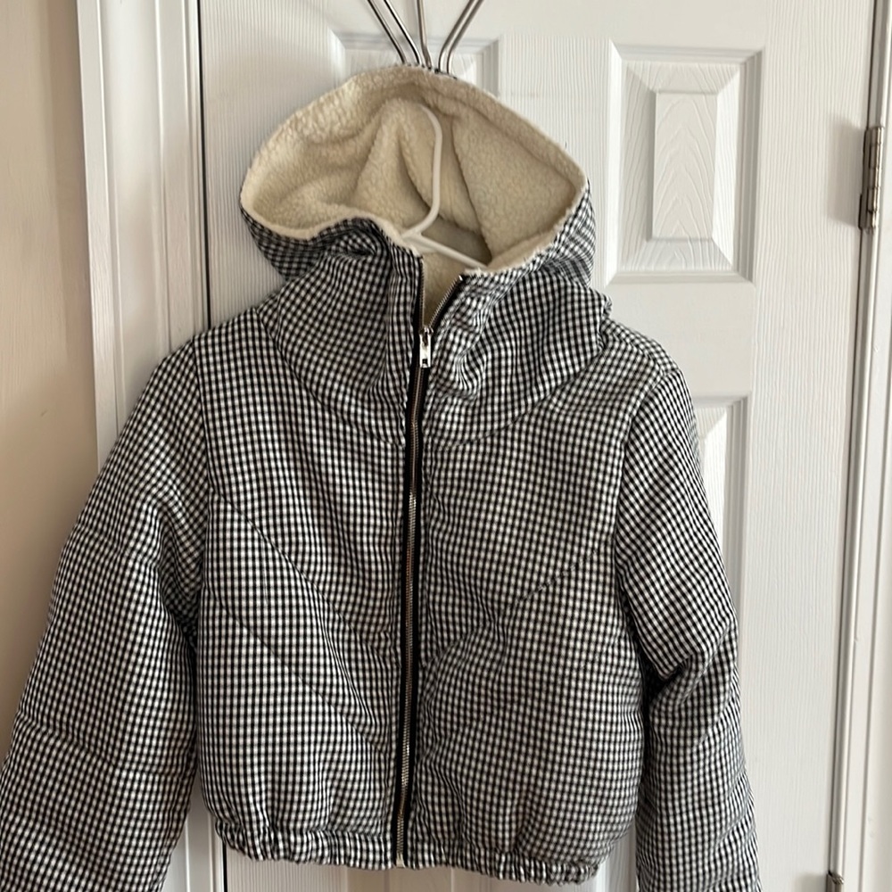 PRINCESS POLLY NWT  black and white checkered jacket